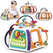 Zabawki interaktywne dla dzieci - HOLA Multikostka kostka edukacyjna dżungla interaktywna duża centrum zabawy - miniaturka - grafika 1