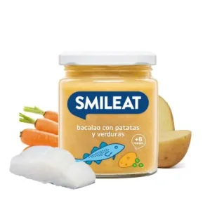 Smileat Słoiczek z dorszem, bio ziemniakami i bio warzywami 6 m+ 230 g - Dania dla dzieci - miniaturka - grafika 1