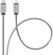 Kable USB - Kabel USB C do Lightning Forcell F-Energy PD 3A 27W Metal 2 m C238 srebrny - miniaturka - grafika 1