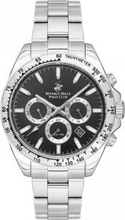 Zegarek Zegarek męski BEVERLY HILLS BP3127X.350 srebrny fashion na prezent - Zegarki męskie - miniaturka - grafika 1