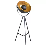 Lampy stojące - Lampa Podłogowa Metalowa Czarno-złota Thames Ii! - miniaturka - grafika 1