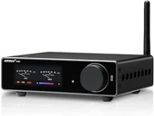 Wzmacniacze - AIYIMA A80 Wzmacniacz TPA3255D2/ESS9038Q2M Stereo HiFi 2.0 PC-USB 300W - miniaturka - grafika 1
