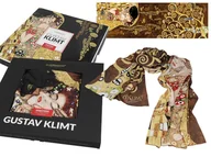 Apaszki i szaliki damskie - Szal - G. Klimt, Pocałunek (CARMANI) - miniaturka - grafika 1