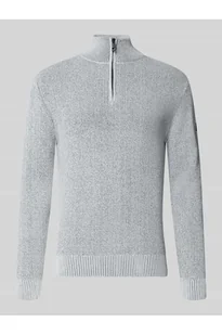 Bluza z kołnierzem o kroju regular fit z mieszanki bawełny - Tom Tailor - Bluzy męskie - miniaturka - grafika 1