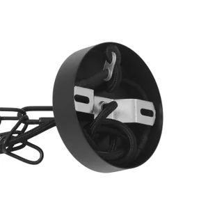 Lampa wisząca Lucande Kaeloria, czarny/mosiądz, aluminium, Ø 35 cm - Lampy sufitowe - miniaturka - grafika 4