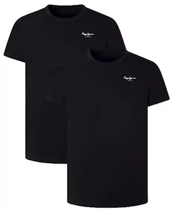 Pepe Jeans Męska bluzka od piżamy (2 sztuki), czarny (czarny), XXL - Koszulki męskie - miniaturka - grafika 1