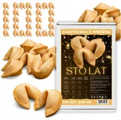 Pieczywo chrupkie - Magia Ciasteczka z Wróżbą na przybycie STO LAT Ciastka z Wróżbą 100 szt - miniaturka - grafika 1