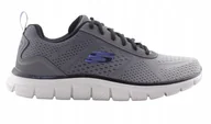Buty sportowe męskie - Męskie buty sportowe Skechers 232399 45,5 szary - miniaturka - grafika 1