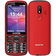 Telefony komórkowe - Aligator A830 Senior czerwony - miniaturka - grafika 1