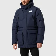 Kurtki męskie - Męska Kurtka zimowa pikowana HELLY HANSEN REINE PUFFY JACKET 53676_597 – Granatowy - miniaturka - grafika 1