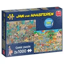 G3 Puzzle 2x1000 Haasteren Sklep muzyczny/Stres - Puzzle - miniaturka - grafika 1