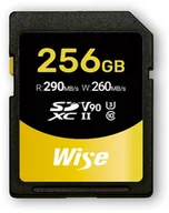 Karty pamięci - Wise SDXC UHS-II V90 256GB R:290MBs / W:260MBs WI-SD-N256 - miniaturka - grafika 1