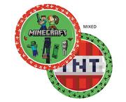 Dekoracje i nakrycia stołu na imprezę - Talerzyki papierowe Minecraft, next generation, 23 cm, 8 szt. (plastic-free) - miniaturka - grafika 1