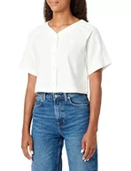 Koszulki i topy damskie - adidas Damska koszulka baseballowa, T-shirt, Nicht Dyed, 38 - miniaturka - grafika 1