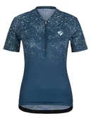 Koszulki i topy damskie - Ziener Damska koszulka rowerowa NALADIA – rower górski rower wyścigowy – oddychająca, szybkoschnąca, elastyczna, z krótkim rękawem, hale navy, 36 - miniaturka - grafika 1