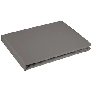 Eurofirany Wysokie prześcieradło satynowe z gumką ciemnopopielate 100x200+25cm - Prześcieradła - miniaturka - grafika 1