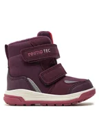 Buty dla dziewczynek - Reima Śniegowce Qing 5400026A Fioletowy - miniaturka - grafika 1