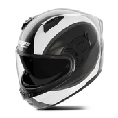 Kaski motocyklowe - Kask Integralny Nolan N60-6 Bifase Czarny/Złamany Biały/MetalXS - miniaturka - grafika 1