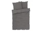 Pościel - LIVARNO home Pościel satynowa, 160 x 200 cm (Brązowy/szary) - miniaturka - grafika 1