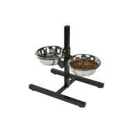 Miski dla psów - AniOne Stojak na dwie miski ze stali szlachetnej 2x1,2 l - miniaturka - grafika 1