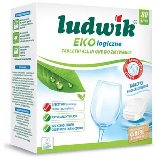 Tabletki ekologiczne do zmywarek Ludwik All in One 80 szt.  od 89 zł! - Środki do zmywarek - miniaturka - grafika 1