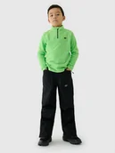 Spodnie narciarskie - 4F Spodnie narciarskie membrana 8000 chłopięce - czarne 122 (6-7 lat) - miniaturka - grafika 1