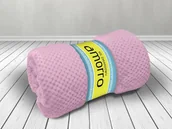 Koce - Darymex D.GRUCA I R.RĄCZKA SPÓŁKA JAWNA Koc z mikrofibry żakardowej Amorro, wrzosowy, 200x220 cm - miniaturka - grafika 1