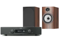 Zestawy stereo - Hegel H95 (czarny) + 706 S3 (mokka) - miniaturka - grafika 1