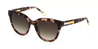 Okulary przeciwsłoneczne - Yalea Okulary przeciwsłoneczne damskie, Brown Fantasy, 54/19/140 - miniaturka - grafika 1