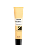 Kremy do twarzy z filtrem - Lierac Sunissime Koloryzujący fluid SPF50+ - miniaturka - grafika 1