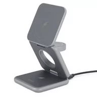 Ładowarki do telefonów - Bezprzewodowa ładowarka Epico Mag+ Foldable Wireless Charger (9915111900091) Szara - miniaturka - grafika 1
