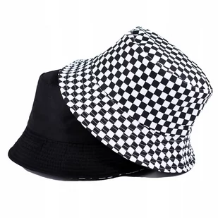 Bucket Hat czapka dwustronna Kapelusz Rybacki - Czapki damskie - miniaturka - grafika 1