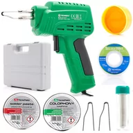 Lutownice - Lutownica transformatorowa 150W ZD-507F zestaw w walizce + 2 groty, 2x cyna, 2x kalafonia, pasta lutownicza - miniaturka - grafika 1