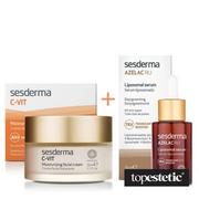 Serum do twarzy - SesDerma C-VIT + Azelac RU ZESTAW Krem nawilżający 50 ml + Serum liposomowe 30 ml - miniaturka - grafika 1