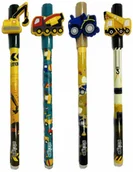 Długopisy - Długopis wymazywalny STRIGO maszyny 0,5mm mix wzorów wkład niebieski 1szt.  /SSC207/ - miniaturka - grafika 1