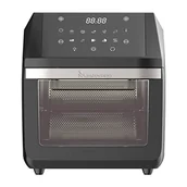 Frytkownice - MasterPRO ROCKET 1100 frytkownica na gorące powietrze 11 l BEZ PFAS i mini piekarnik 1800 W z powłoką ceramiczną CERATECH- 10 programów i regulacji temperatury - z obrotowym koszem, grillem, - miniaturka - grafika 1