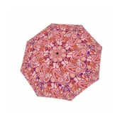 Parasole - Parasol damski Doppler Fiber Magic Paisley Berry automatyczny składany wzór - miniaturka - grafika 1