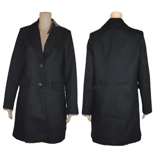 Vero Moda -płaszcz damski 10254721 Octavia Coat Boss - czarny - oryg. - M - Płaszcze damskie - miniaturka - grafika 1