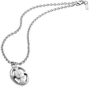 JEWELER'S POLICE PJ25319PSS-01. Naszyjnik, Kolor szary. Mężczyzna. - Naszyjniki - miniaturka - grafika 1