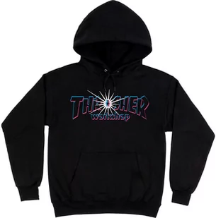 bluza męska THRASHER AWS NOVA HOOD Black - Bluzy męskie - miniaturka - grafika 1