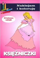 Baśnie, bajki, legendy - Olesiejuk Sp. z o.o. Anna Wiśniewska Księżniczki Naklejam i koloruję - miniaturka - grafika 1