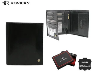 Skórzany, Duży Portfel Męski Z Systemem Rfid Lumarko! - Portfele - miniaturka - grafika 1