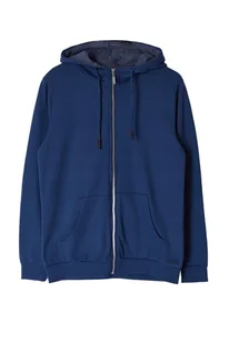 TRENDYOL MAN BLUZA MĘSKA Z KAPTUREM GRANATOWA ROZPINANA NA ZAMEK M 5DA - Bluzy męskie TRENDYOL MAN BLUZA MĘSKA Z KAPTUREM GRANATOWA ROZPINANA NA ZAMEK M 5DA - Bluzy męskie - miniaturka - grafika 1