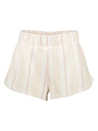 Spodenki damskie - Roxy Szorty w kolorze beżowo-białym - miniaturka - grafika 1