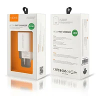 Ładowarki do telefonów - Ładowarka sieciowa VIDVIE PLE249 1xUSB + kabel Micro 3A 18W QC 3.0 biały - miniaturka - grafika 1
