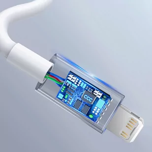 Kabel 2m Lightning do USB-A USB do Apple iPhone, iPad, iPod BOX Biały - Kable USB - miniaturka - grafika 4
