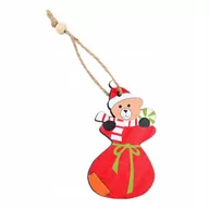 Bombki - BOMBKA NA CHOINKĘ DREWNIANA ZAWIESZKA DEKORACJA DOMU RÓŻNE WZORY - miniaturka - grafika 1