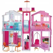 Domki dla lalek - Barbie Duży Miejski Domek 3 Piętrowy DLY32 - miniaturka - grafika 1