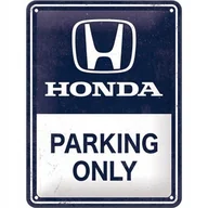 Tablice i flipcharty - Nostalgic Art 26269 Metalowa Tablica Honda Parking Only 15X20cm - miniaturka - grafika 1