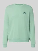 Swetry męskie - Sweter o kroju regular fit z wyhaftowanym logo model ‘Kane’ - miniaturka - grafika 1